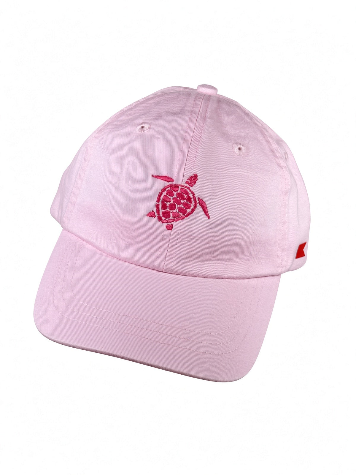Bravo Cay Kids Collection youth hat in pink with embroidered sea turtle design in hot pink