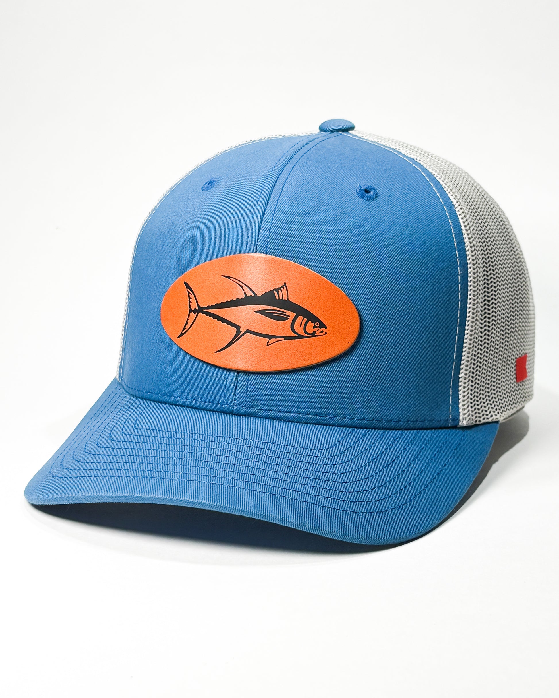 Bravo Cay tuna leather patch hat