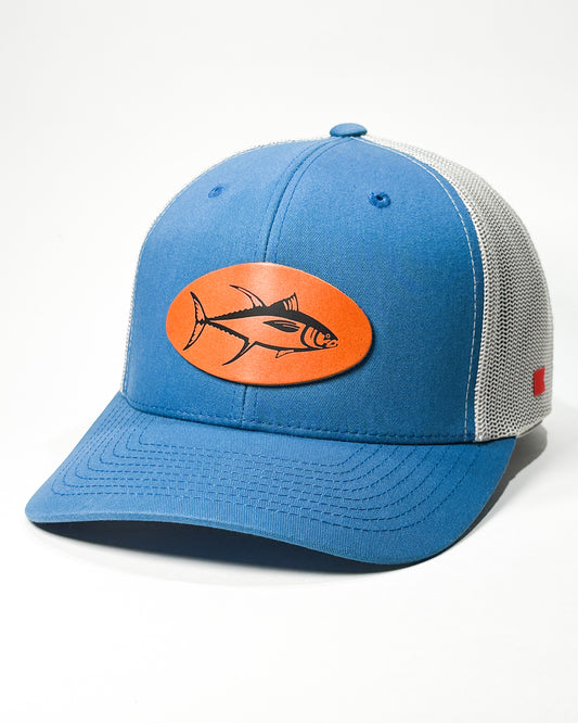Bravo Cay tuna leather patch hat